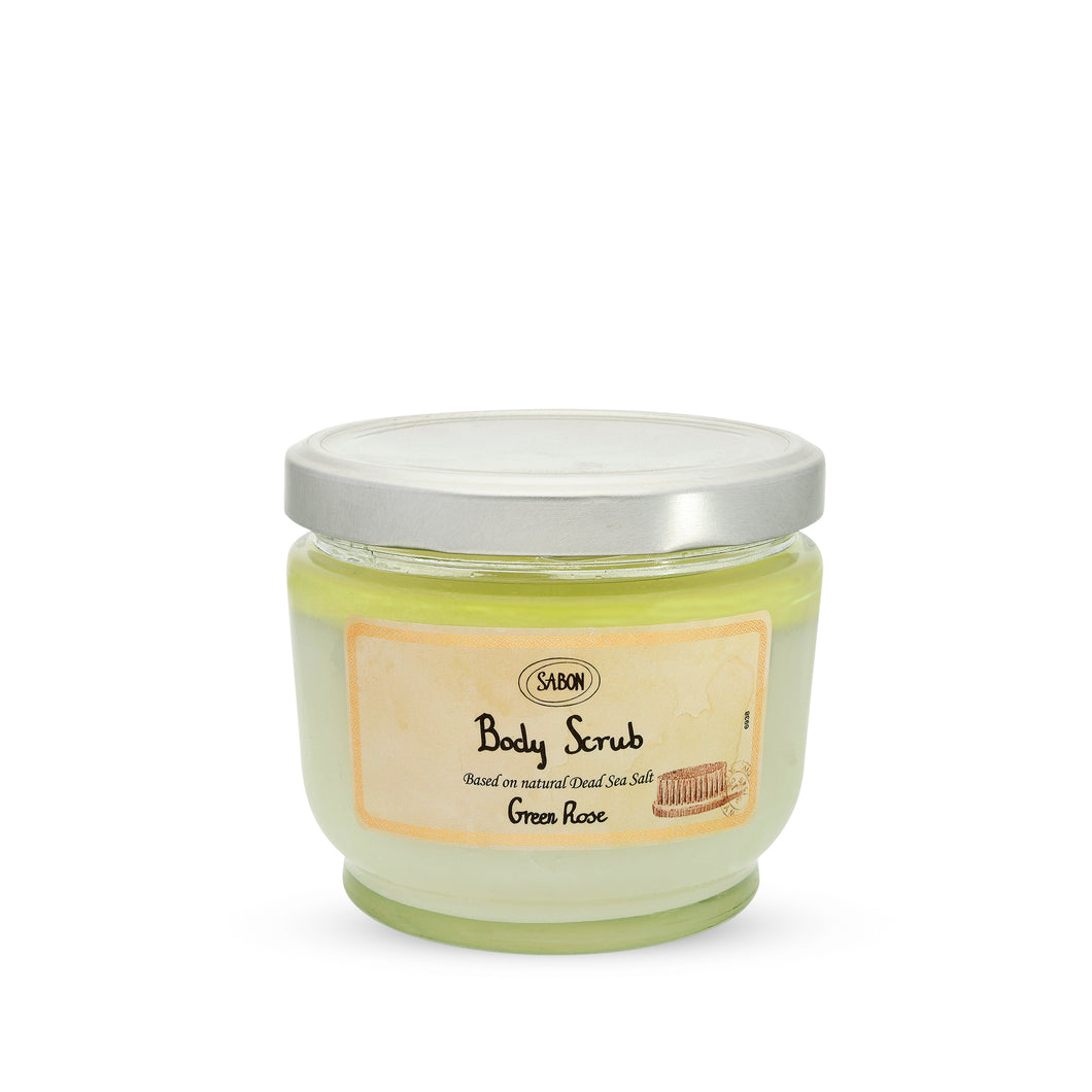 Green Rose Large Body Scrub